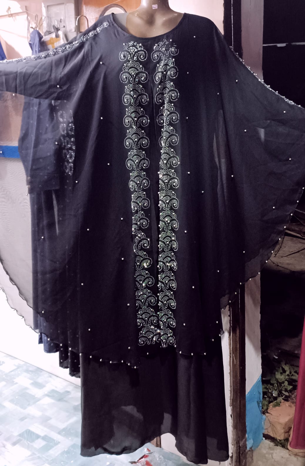 Abaya moti burqa