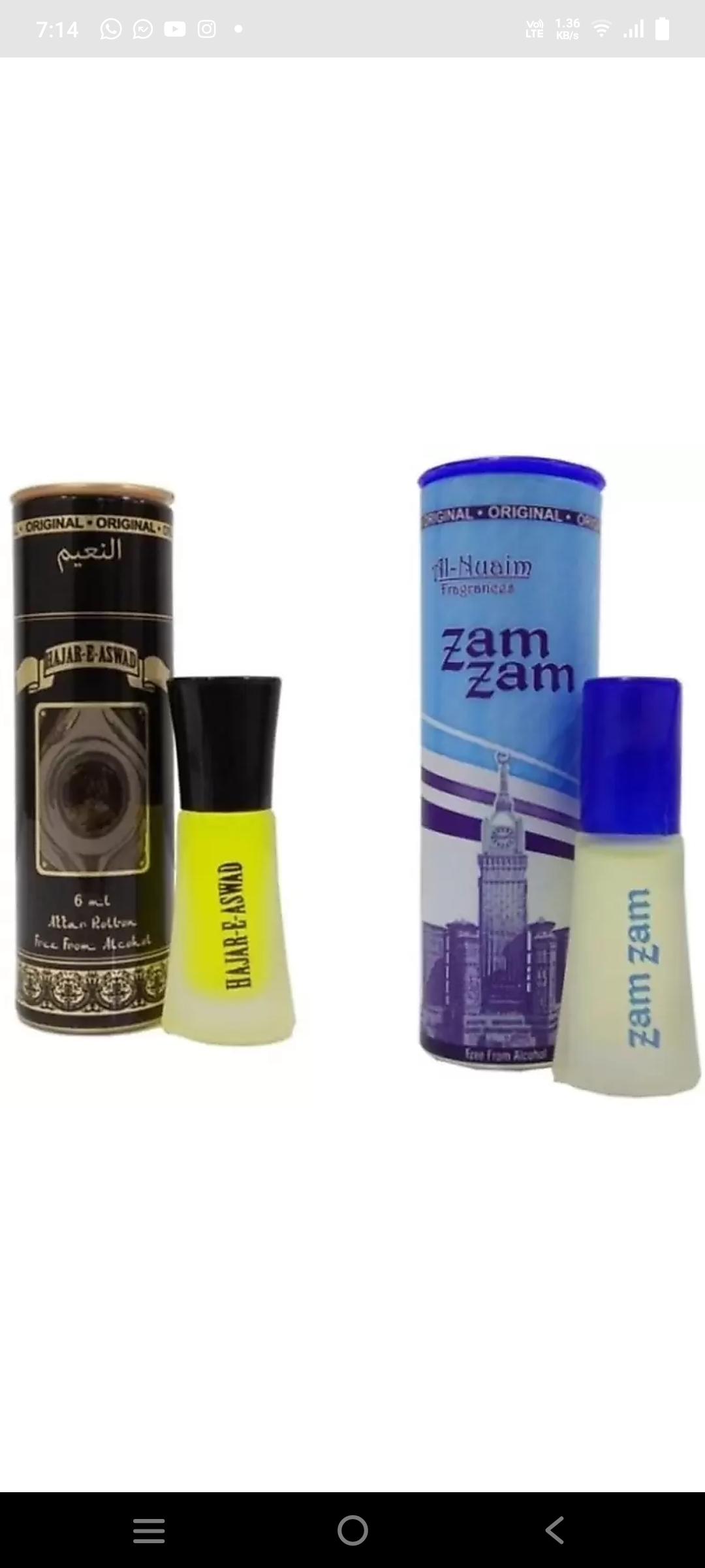 Hajar-e-aswad and zam zam